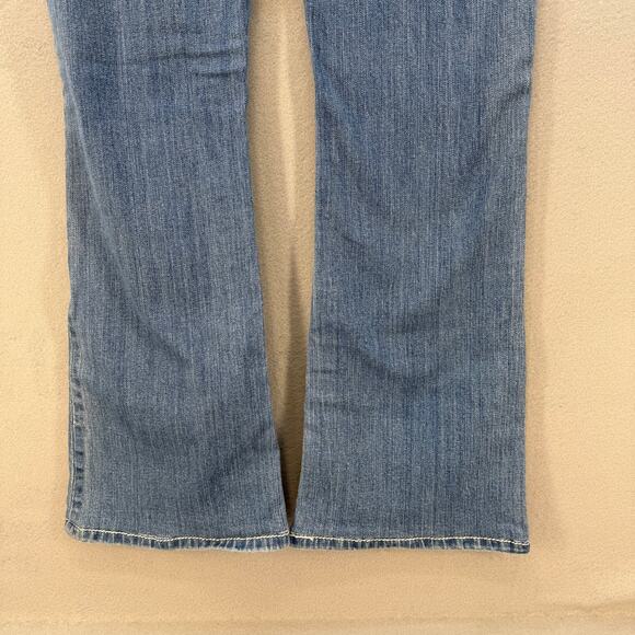 Miss Me Jeans Women's 32x34 (14) Blue Mid Rise Boot Cut Pocket Flaps Western - Picture 5 of 13